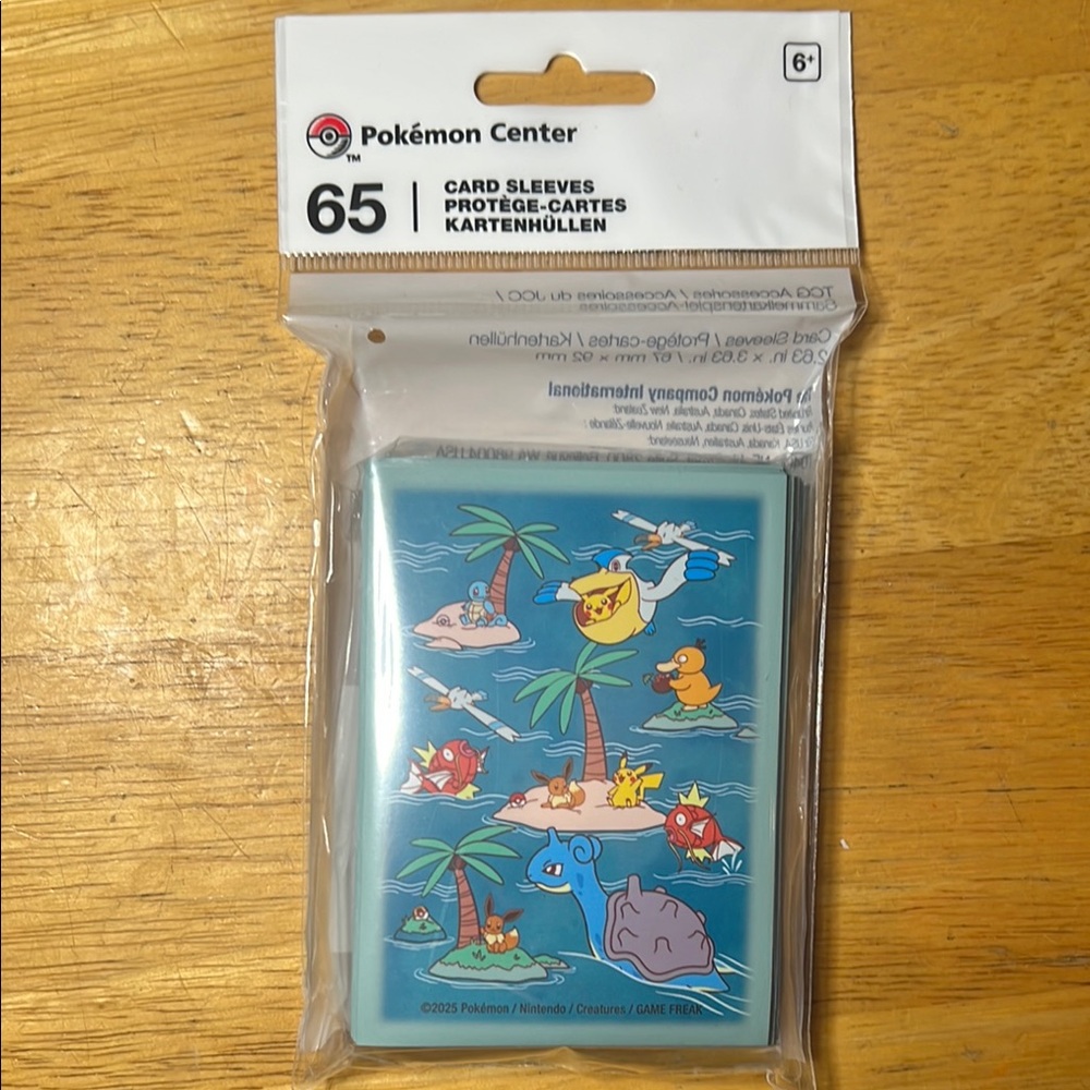 Pokemon Sunny Sea 65 Card Sleeves